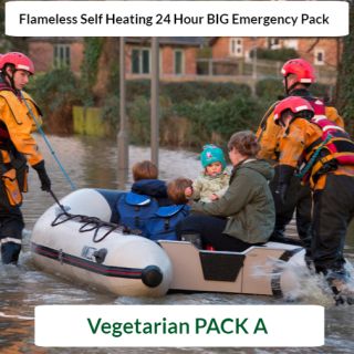 Vegetarian SELF HEATING Pack A Ready to Eat 24 Hour  Big Pack